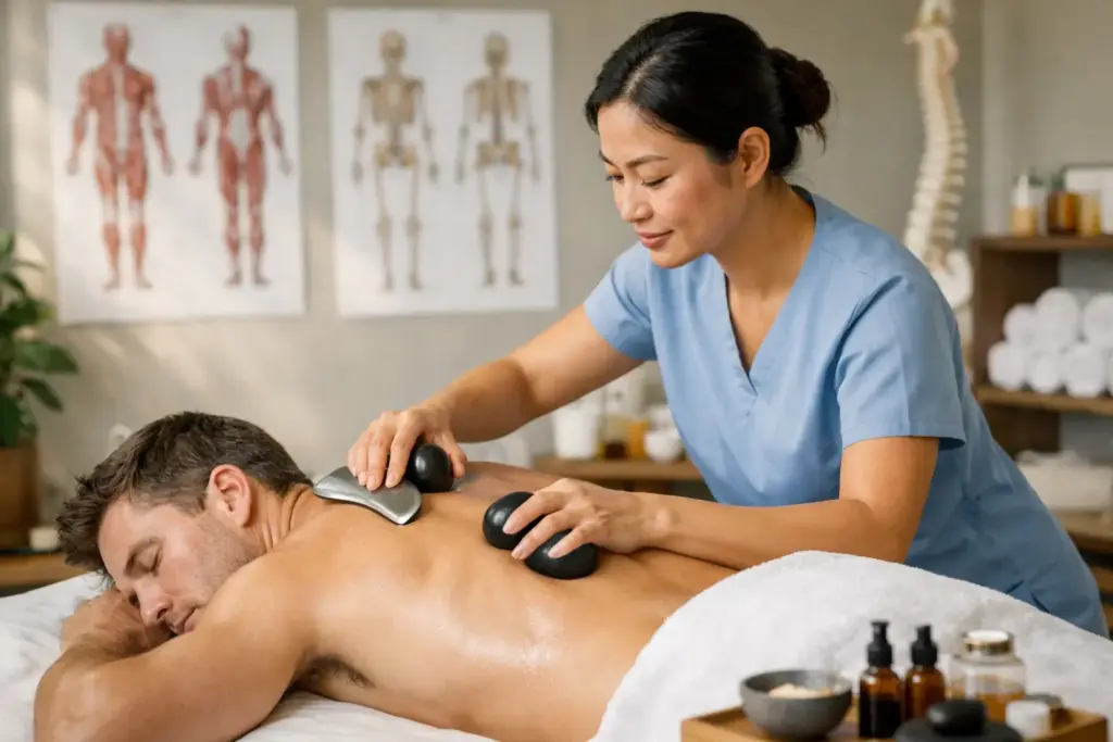 Faszienmassage bei Muskelverspannungen