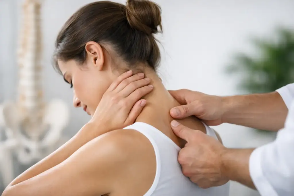 Welche Massage hilft bei Nackenverspannungen?